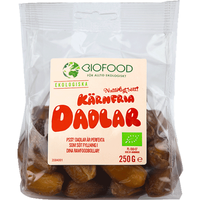 Billede af Biofood Kernefrie Dadler 250g