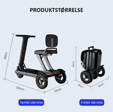 Foldbare el-scootere gør det lettere for seniorer at deltage i fællesskaber – især når mobiliteten ændrer sig